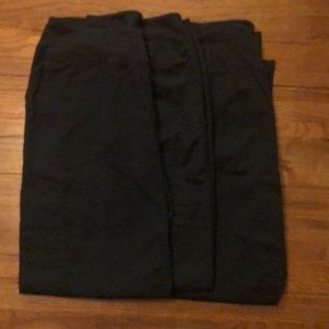 Lot of 3 - Black Allure Scrub Pants Size Medium